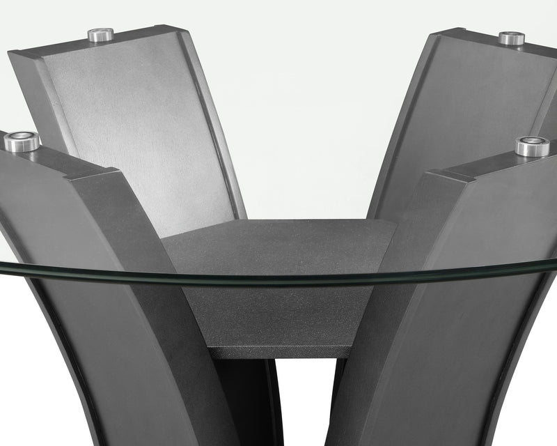 Camelia Gray Round Counter Height Table - Gate FurnitureCounter Height Table