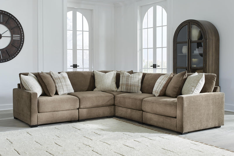 Camellia-Court Coffee 5-Piece Sectional - 68207S17