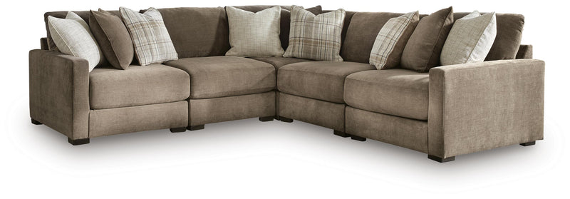 Camellia-Court Coffee 5-Piece Sectional - 68207S17