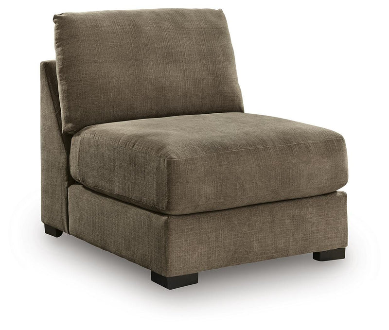 Camellia-Court Coffee Armless Chair - 6820746