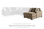 Camellia-Court Coffee Right-Arm Facing Corner Chaise - 6820717