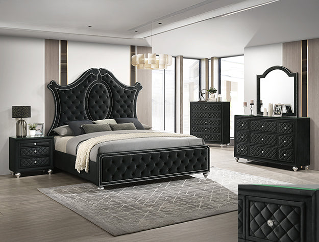Cameo Dresser - Black - B2180-1