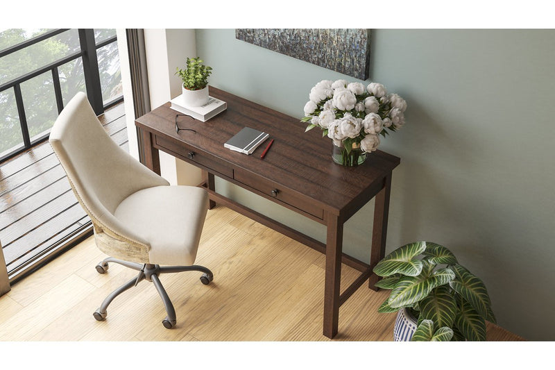 Camiburg Warm Brown 47" Home Office Desk - Gate FurnitureOffice Desks