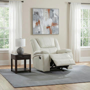 Camila Upholstered Glider Recliner Chair White - 610249