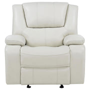 Camila Upholstered Glider Recliner Chair White - 610249