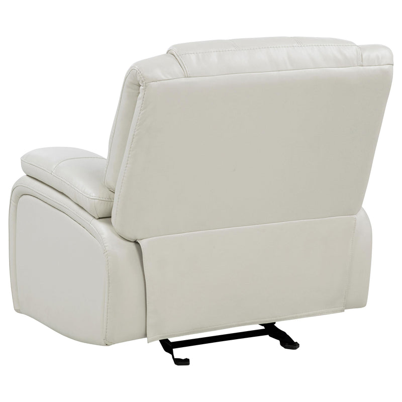 Camila Upholstered Glider Recliner Chair White - 610249