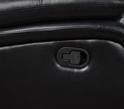 Camila Upholstered Motion Reclining Sofa Black - 610244