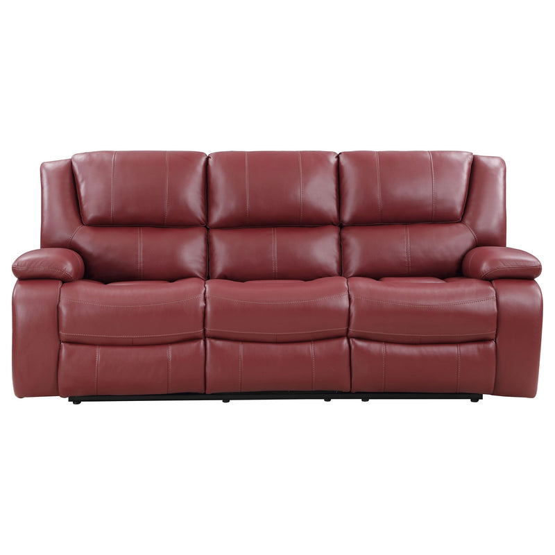 Camila Upholstered Motion Reclining Sofa Red - 610241