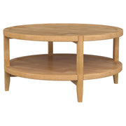 Camillo 3-piece Round Coffee and End Table Set Maple  - 709698-S3