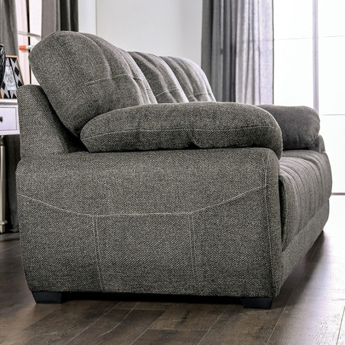 Canby Dark Gray Loveseat - EM6722DG-LV