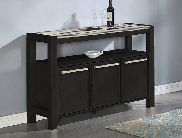 Canden Faux Marble Sideboard Brn - 1318BMBL-SB
