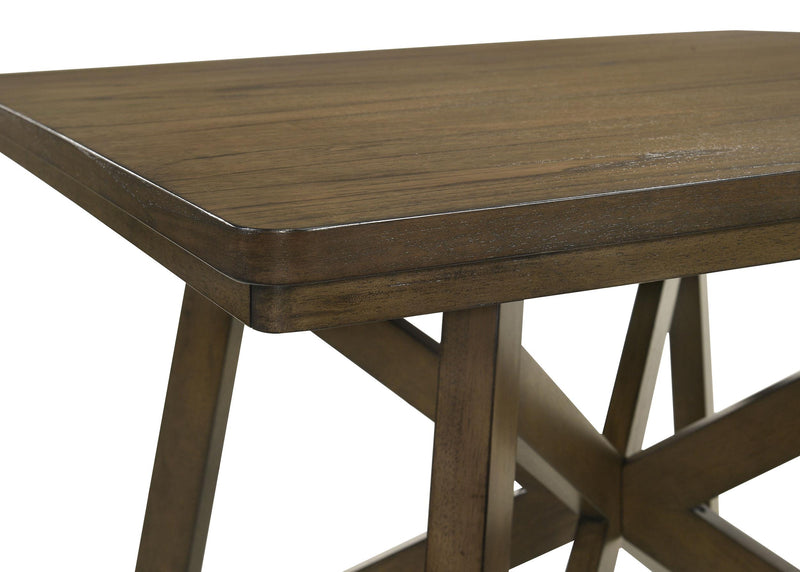 Canfield 47-inch Square Counter Height Dining Table Brown - 109178