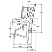 Canfield Counter Height Dining Side Chair Brown (Set of 2) - 109179