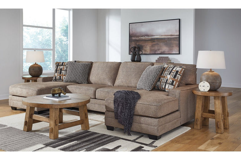 Cannonbrook Nutmeg 3 - Piece Sectional with Chaise - Gate FurnitureSectional