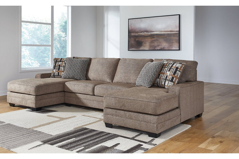 Cannonbrook Nutmeg 3 - Piece Sectional with Chaise - Gate FurnitureSectional