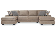 Cannonbrook Nutmeg 3 - Piece Sectional with Chaise - Gate FurnitureSectional