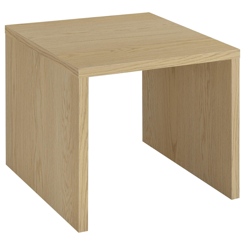 Canoga Engineered Wood Accent Side End Table Light Oak - 706347