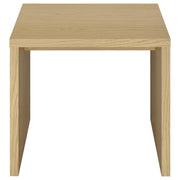 Canoga Engineered Wood Accent Side End Table Light Oak - 706347
