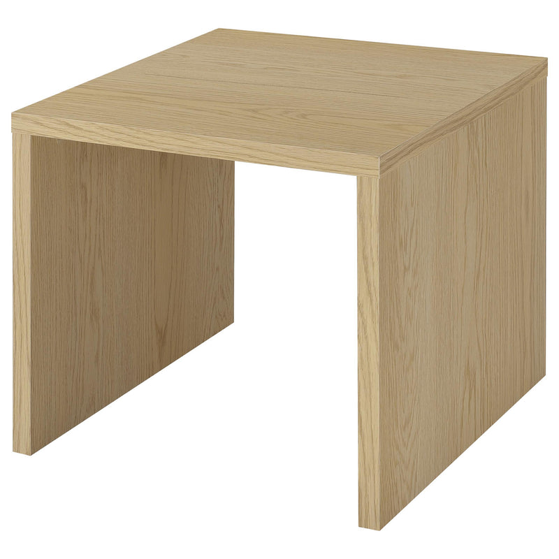 Canoga Engineered Wood Accent Side End Table Light Oak - 706347