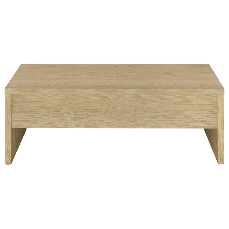 Canoga Engineered Wood Lift Top Coffee Table Light Oak - 706348