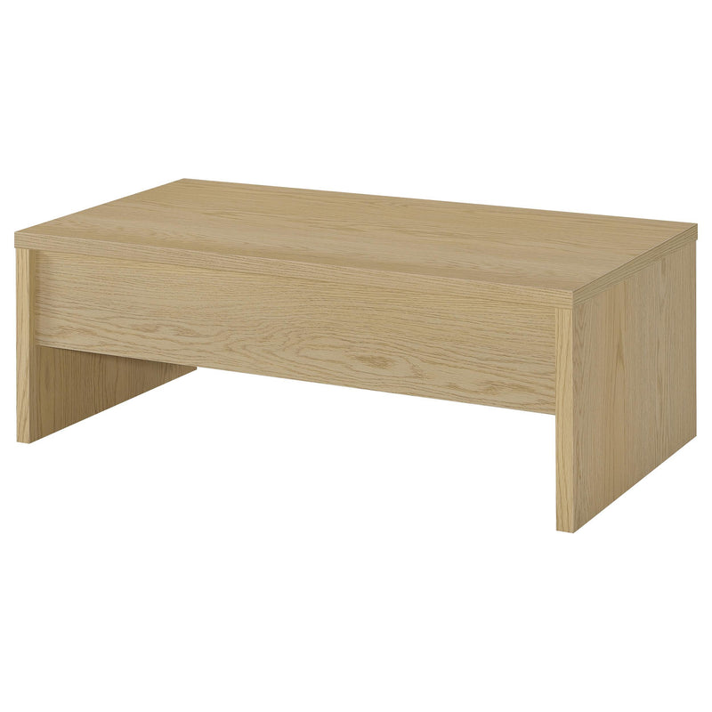 Canoga Engineered Wood Lift Top Coffee Table Light Oak - 706348