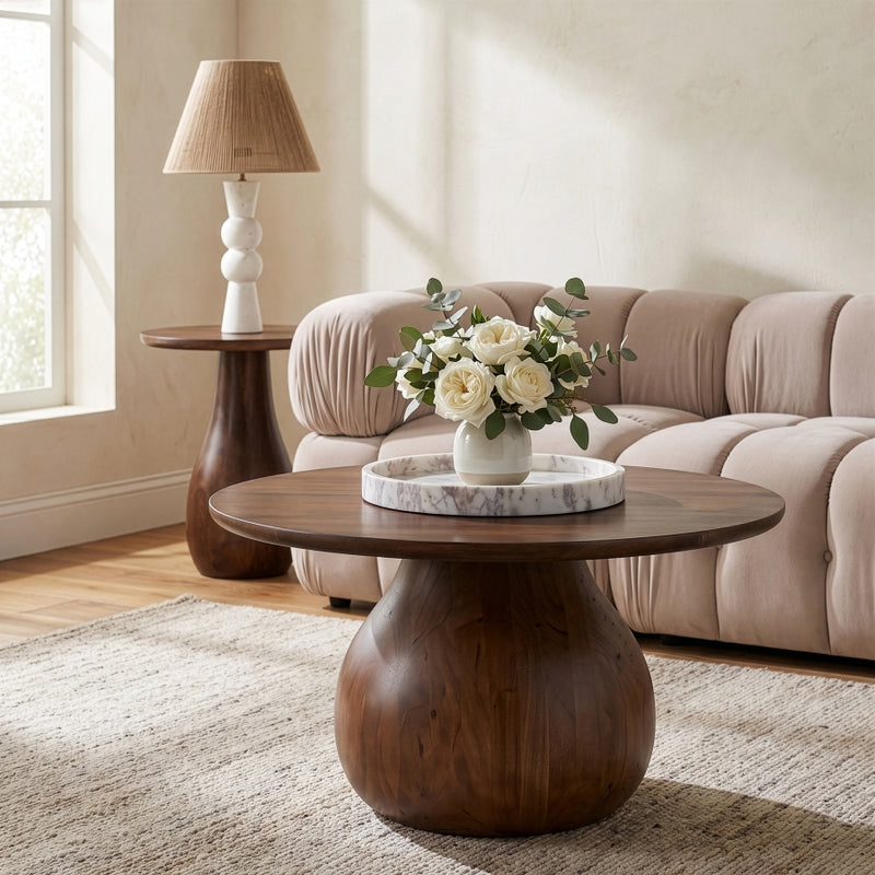 Canyon Mango Wood Coffee Table in Brown - 77012Brown-CT