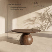 Canyon Mango Wood Coffee Table in Brown - 77012Brown-CT