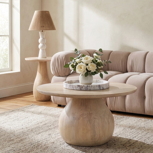 Canyon Mango Wood Coffee Table in Natural - 77012Natural-CT