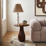 Canyon Mango Wood End / Side Table in Brown - 77012Brown-ET