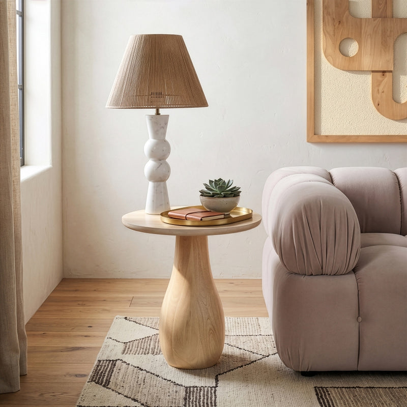 Canyon Mango Wood End / Side Table in Natural - 77012Natural-ET