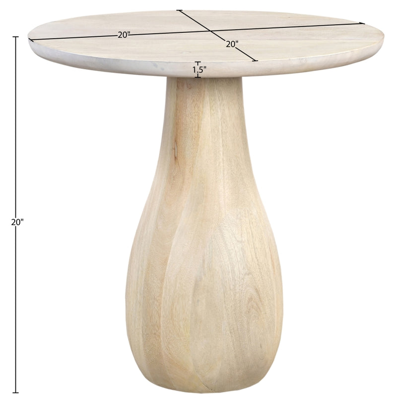 Canyon Mango Wood End / Side Table in Natural - 77012Natural-ET
