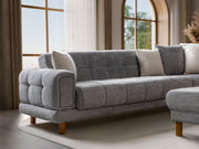 Canyon Sectional Sofa in Grey - 200-ST-CAN-CREMONA15-S