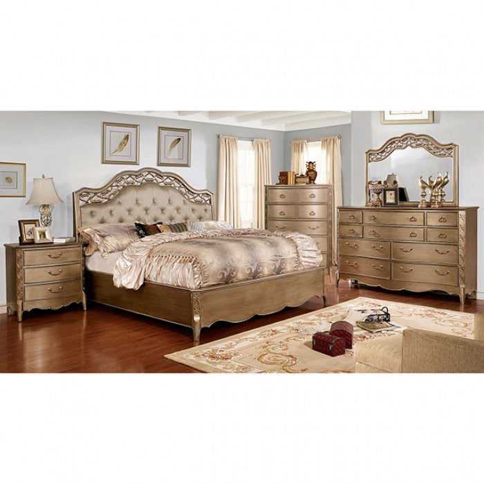 Capella Brushed Gold Mirror - CM7442M