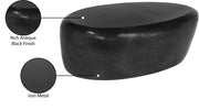 Capsule Aluminum Coffee Table in Black - 99062Black-CT