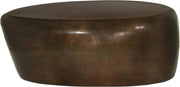 Capsule Aluminum Coffee Table in Brown - 99062Brown-CT