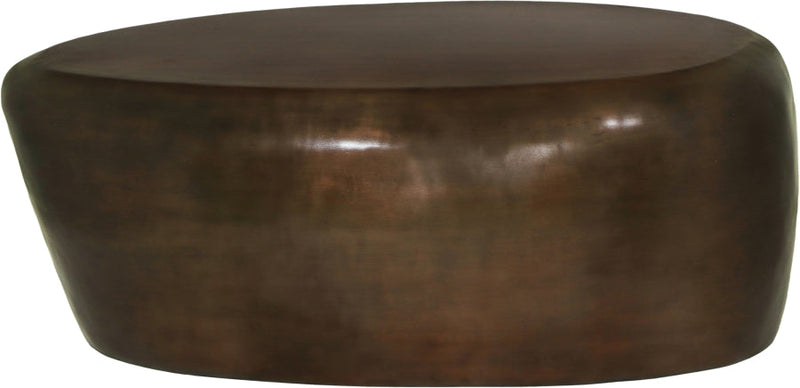 Capsule Aluminum Coffee Table in Brown - 99062Brown-CT
