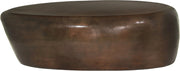 Capsule Aluminum Coffee Table in Brown - 99063Brown-CT