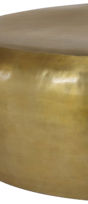 Capsule Aluminum Coffee Table in Gold - 99063Gold-CT