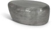 Capsule Aluminum Coffee Table in Silver - 99062Silver-CT