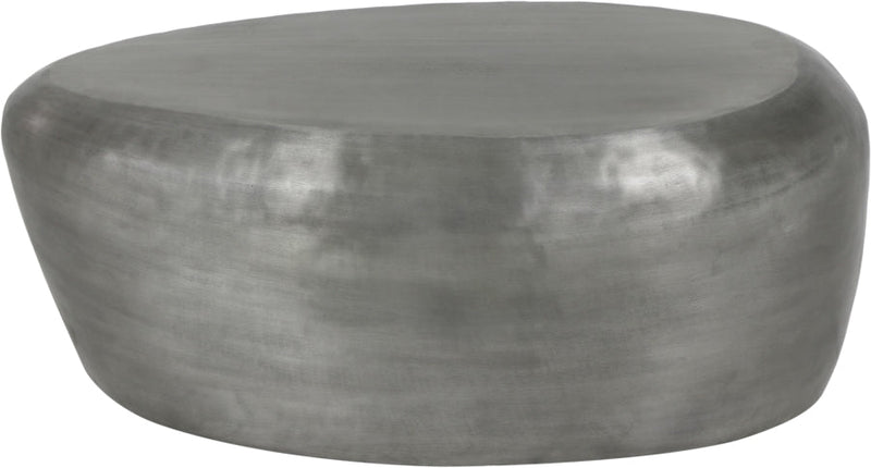 Capsule Aluminum Coffee Table in Silver - 99062Silver-CT