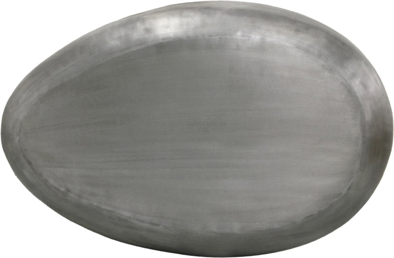 Capsule Aluminum Coffee Table in Silver - 99062Silver-CT