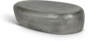 Capsule Aluminum Coffee Table in Silver - 99063Silver-CT