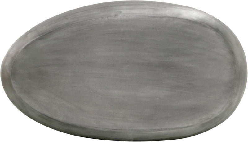 Capsule Aluminum Coffee Table in Silver - 99063Silver-CT