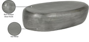 Capsule Aluminum Coffee Table in Silver - 99063Silver-CT