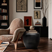 Capsule Aluminum End / Side Table in Black - 99062Black-ET