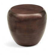Capsule Aluminum End / Side Table in Brown - 99062Brown-ET