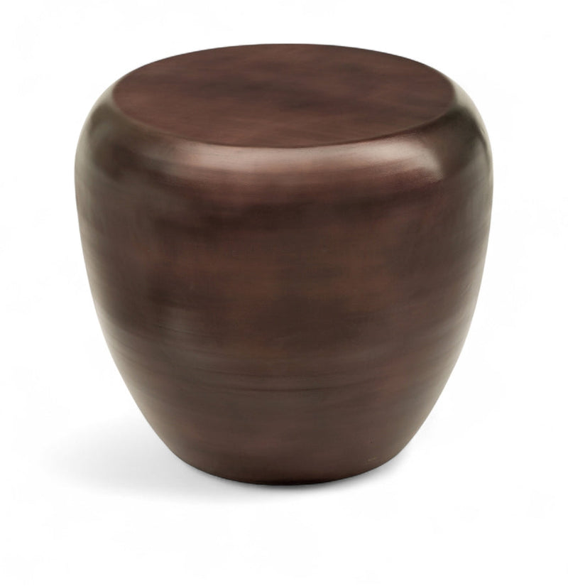 Capsule Aluminum End / Side Table in Brown - 99062Brown-ET