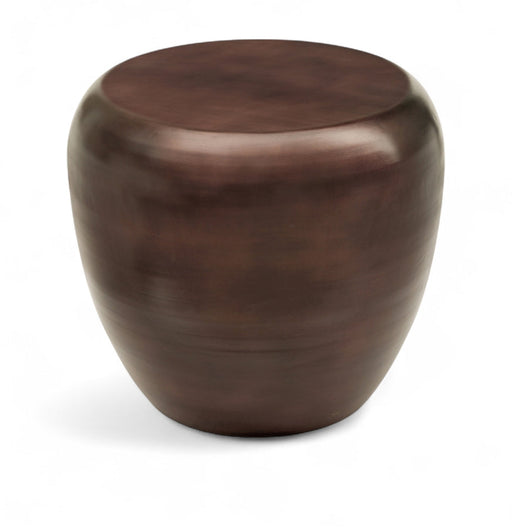 Capsule Aluminum End / Side Table in Brown - 99062Brown-ET