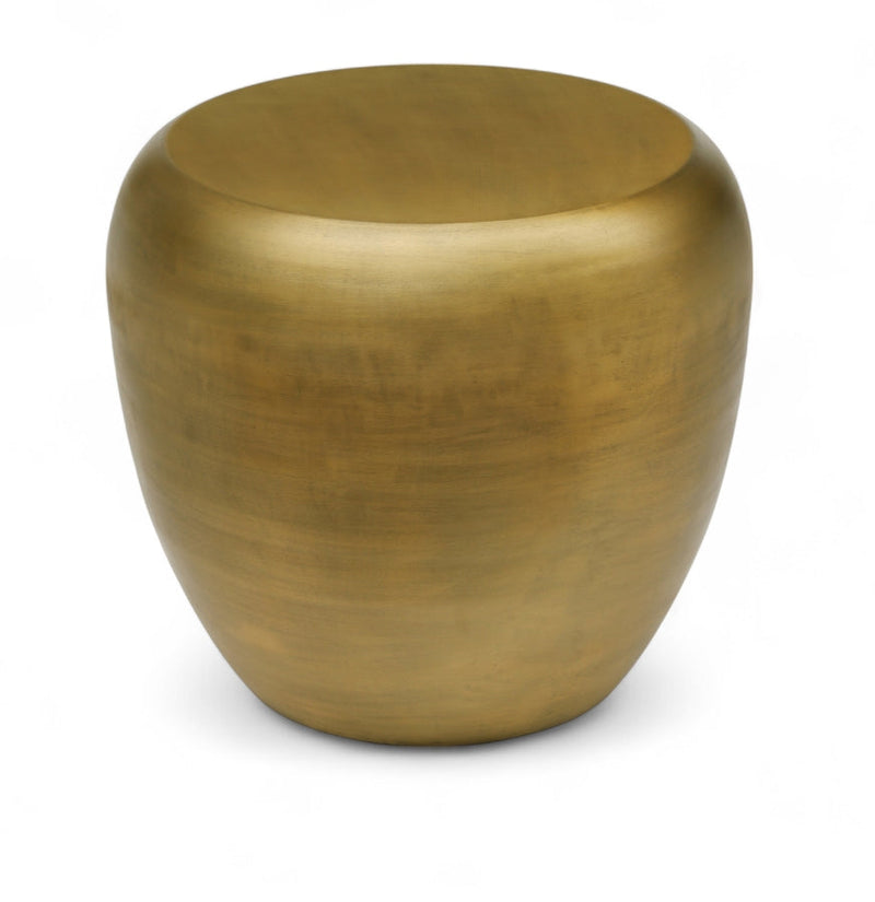 Capsule Aluminum End / Side Table in Gold - 99062Gold-ET