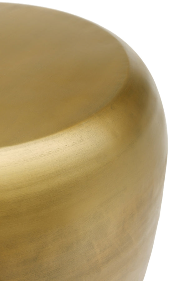 Capsule Aluminum End / Side Table in Gold - 99062Gold-ET